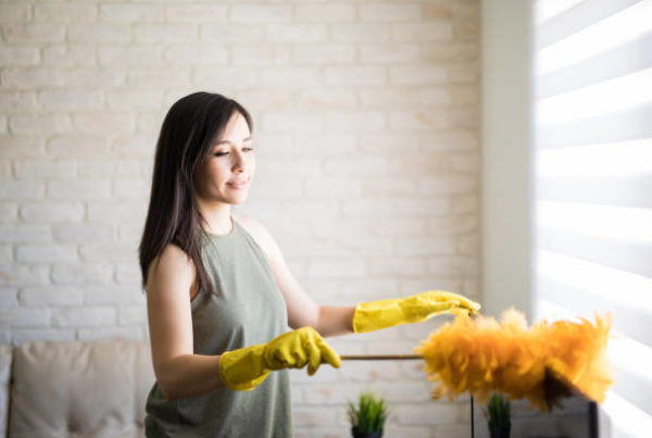 Accéder facilement aux endroits difficiles d'atteindre avec un chiffon spécial poussières